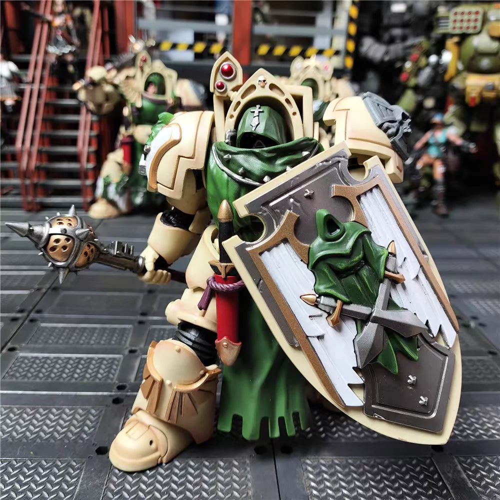 【JOYTOY】Warhammer 40K 1/18 Action Figure Dark Angel Deathwing Knight 3 Pieces Anime Military Model Toy Gift Collection