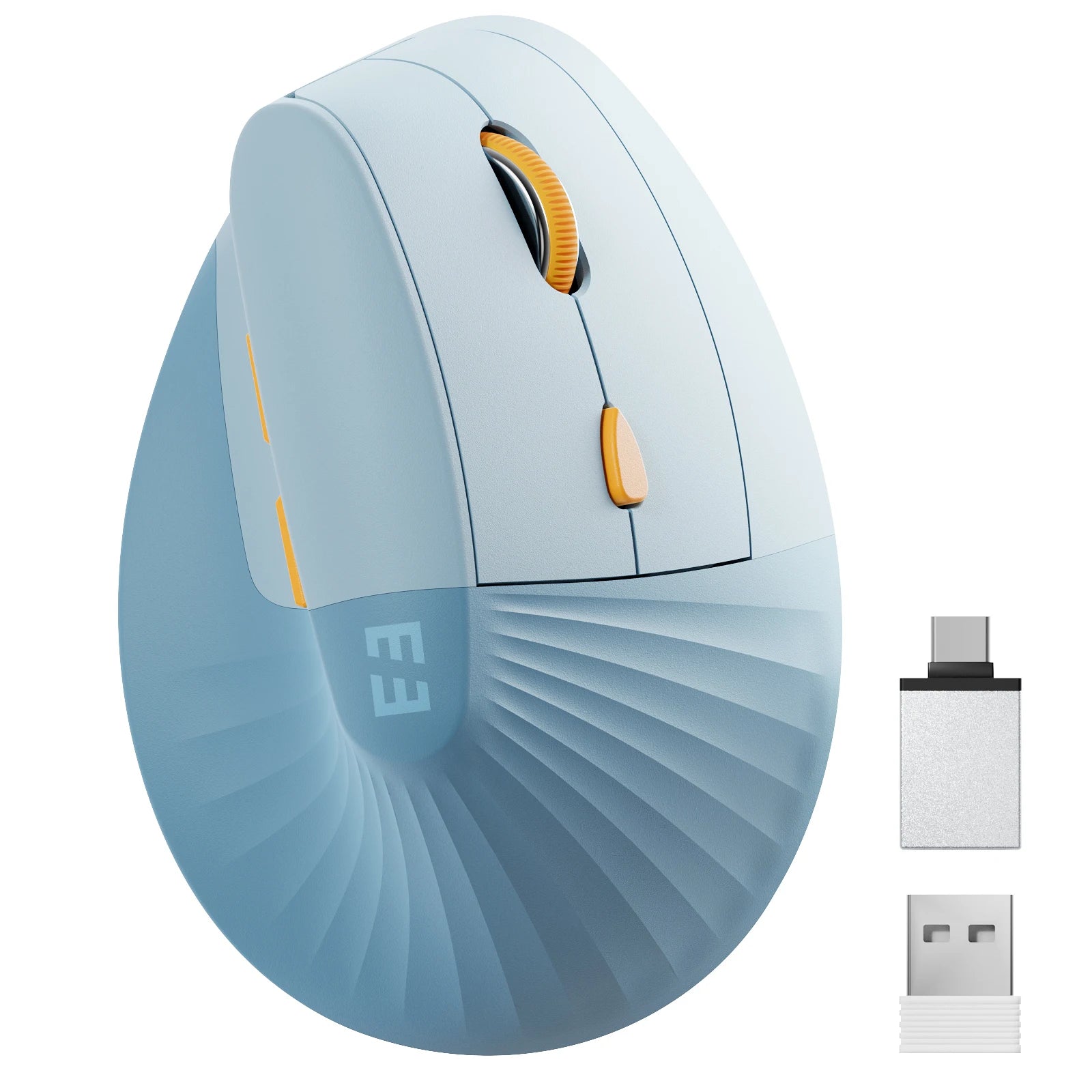 SEENDA Vertikale Kabellose Maus Typ C, wiederaufladbar, ergonomisch, USB &amp; Typ C Mäuse für Laptop, Laptop, PC, MacBook, Windows, Android