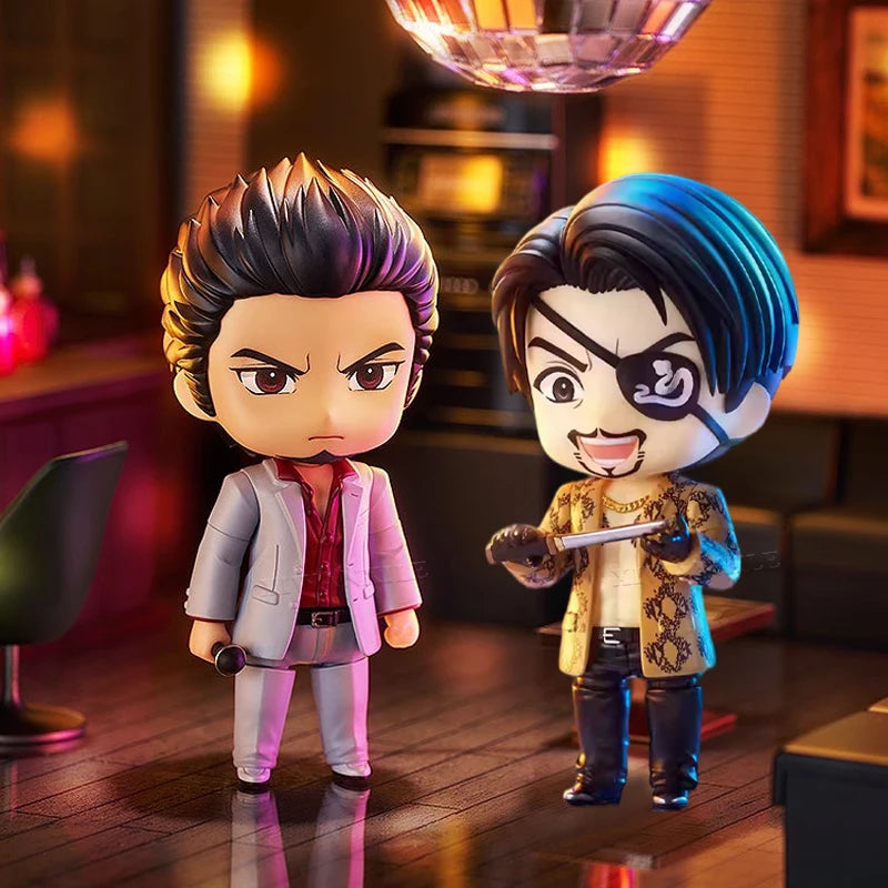 10cm Like A Dragon Majima Goro Anime Figure Ryu ga Gotoku Kiryu Kazuma Action Figure Kasuga Ichiban Figurine Model Doll Toy Gift