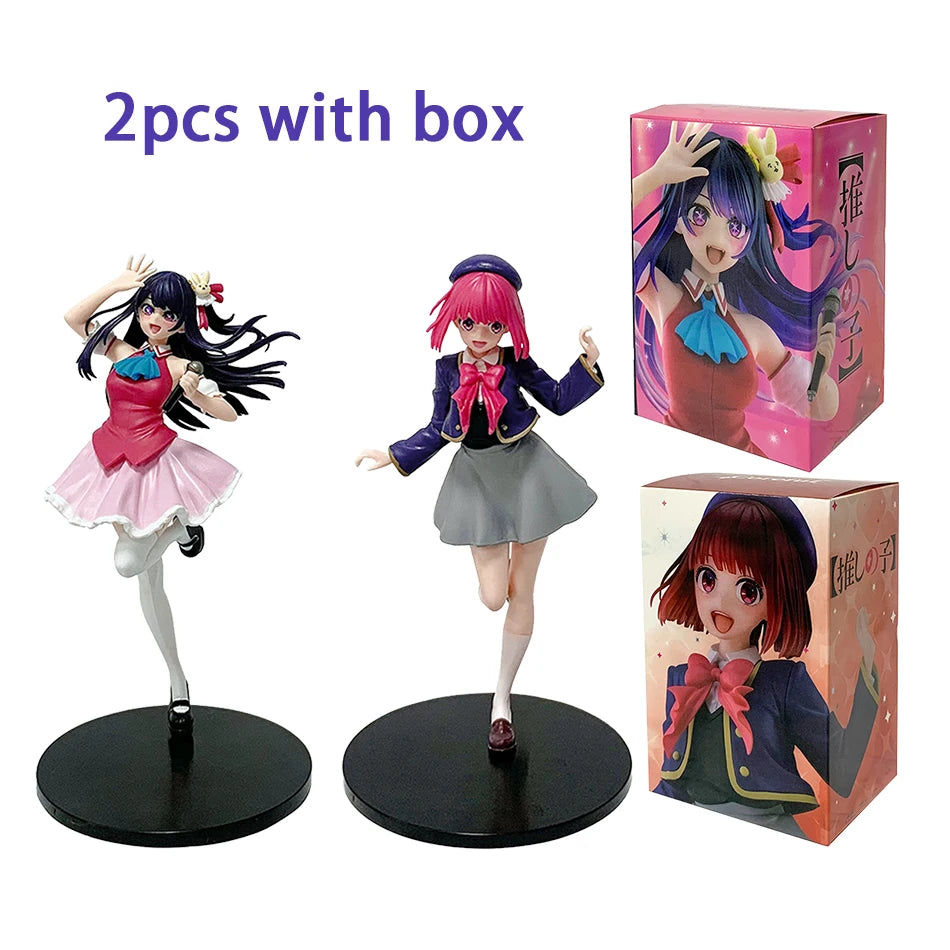 19cm Anime Oshi No Ko Figures Hoshino Ai Figures Hoshino Ruby/Rubii Arima Kana PVC Models Collection Ornaments Toys Gifts