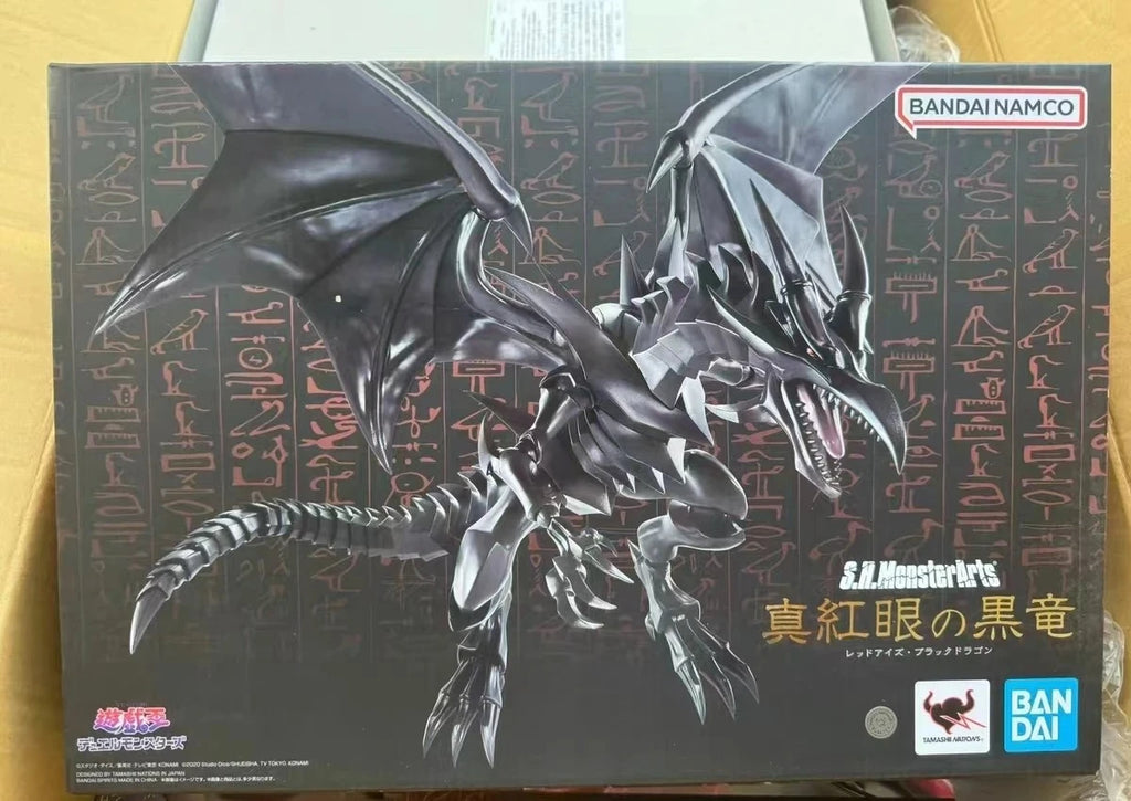Bandai Original Box SHM S.H.MonsterArts Red Eyes Black Dragon In Stock Anime Action Figure Model Kit Toy Gift For Children Toys