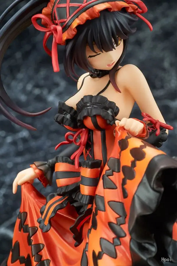 28CM Date-a-Live-Roman Tokisaki Kurumi Nightmare Girl Figur PVC Anime Action Spielzeug Spiel Sammlermodell Erwachsene Puppengeschenke