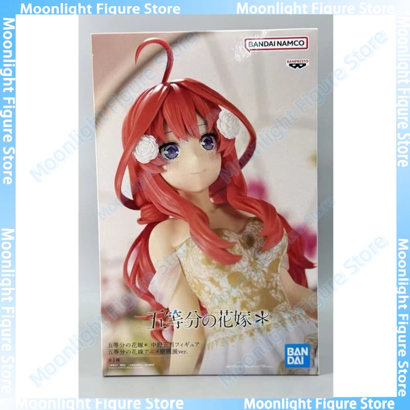 In Stock Bandai BANPRESTO Nakano Ichika Nakano Itsuki Nino Miku Yotsuba Wedding Dress Anime Action Figure Toy Model Collection