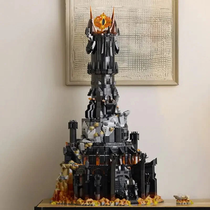 5471Pcs 2024 New Black Tower Dark Model Kit Toy for Boys Adult Birthday Gifts Home decoration small ornaments compatible 10333 ﻿