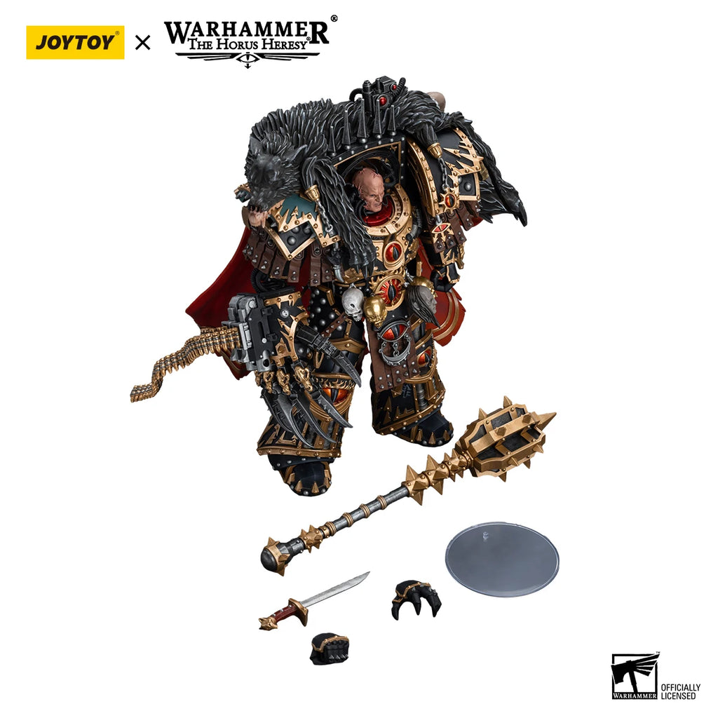 JOYTOY Warhammer 40k 1/18 Action Figures Anime 20.2cm Sons of Horus Warmaster Horus Primarch of the XVIth Legion Model Toys