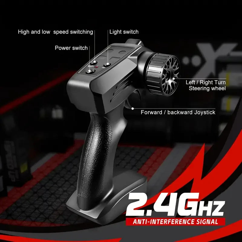 New RC Drift Car 4WD 1:24 Scale Remote Control Car with LED Lights 2.4GHz 20KM/H  RC Car Drifting Tires Racing Sport Vehicle Toy