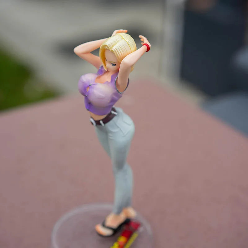 Dragon Ball Gals Android 18 Ver. III Mädchen Spielzeug Figur Japanische Anime Figuren PVC Actionfigur Puppenspiel Sammlermodell Geschenke