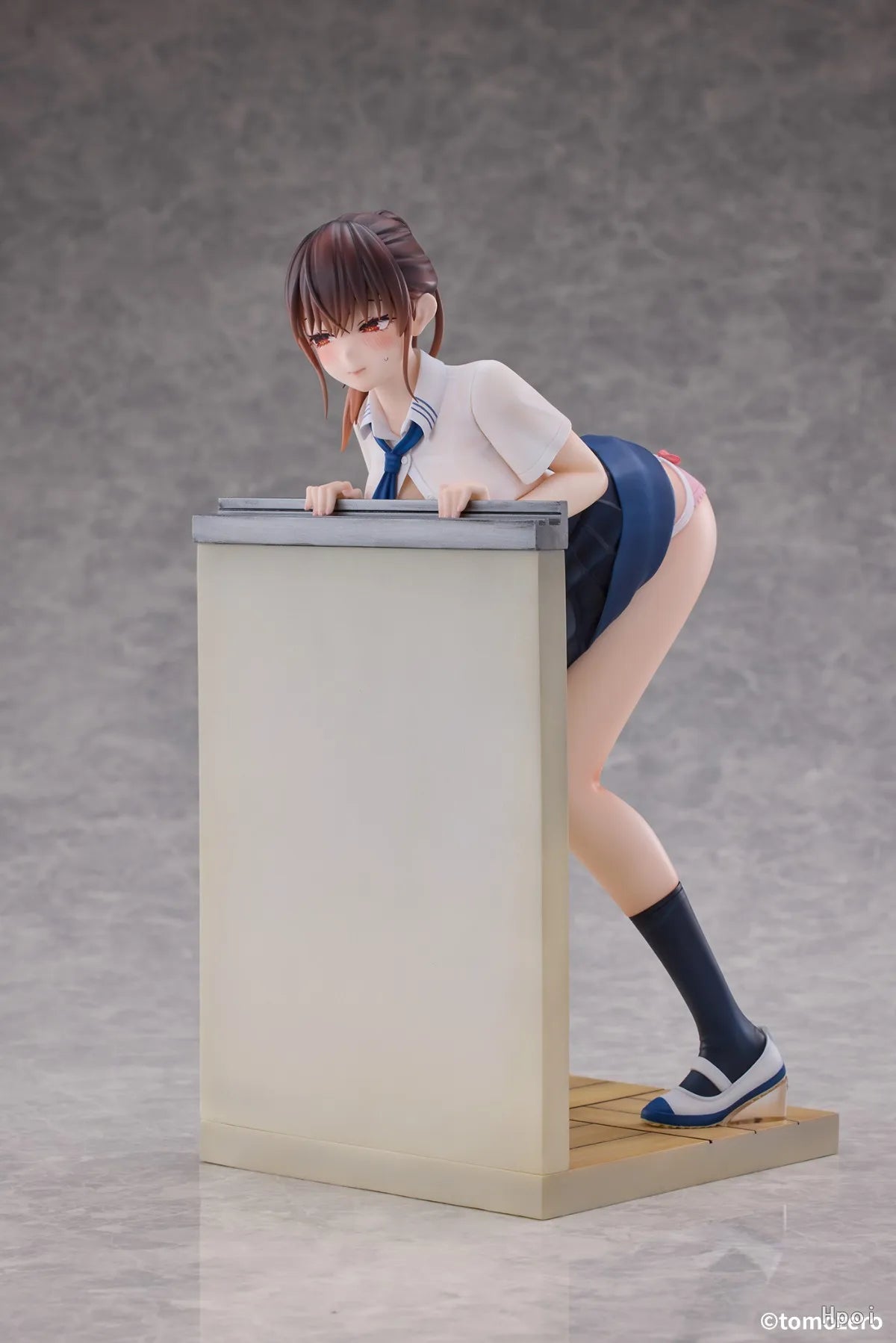 In Stock Original Vivify Oriko Holds Back Her Voice Riko Ogasawara 23cm Animation Decorative Statue Girl Gift Doll Collection