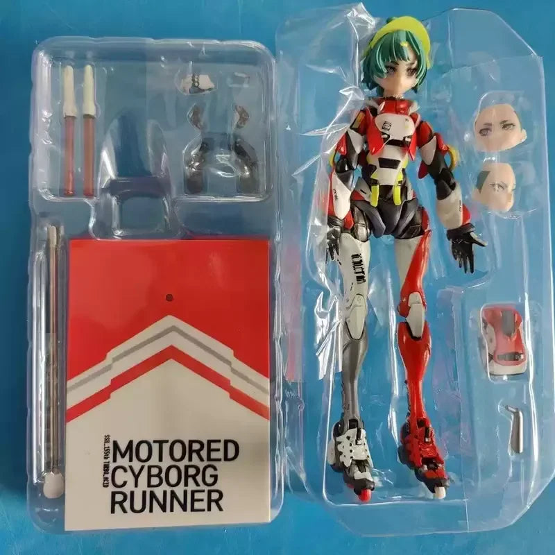 Sentinel Motored Cyborg Runner SSX_155 16CM Action Figure Highly Articulated Girl Engine Collectible PVC Die-Cast Part Model Toy
