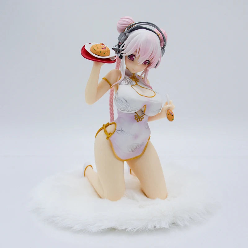 21cm Super Sonico Bikini Sexy Anime Girl Figure FuRyu BiCute Bunnies Super Sonico Action Figure Adult Collectible Model Doll Toy