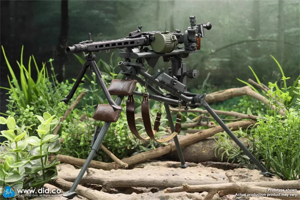 1/6 DID 3R MG42 E60073G Green Color Model Toys Weapon Support PVC Material For 12" Action Figure Scene Component Not the MG42