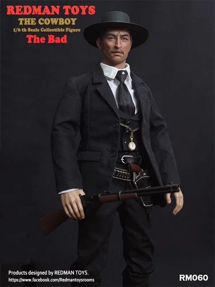REDMAN TOYS RM060 1/6 Soldier The Bad Cowboy Full Set 12'' Action Figure Model Toy In Stock