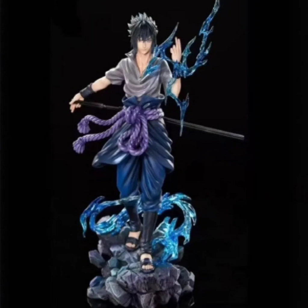 Anime Uzumaki Uchiha Sasuke Anime Figure Collectible Model Statue Desktop Toy Gift for Boys