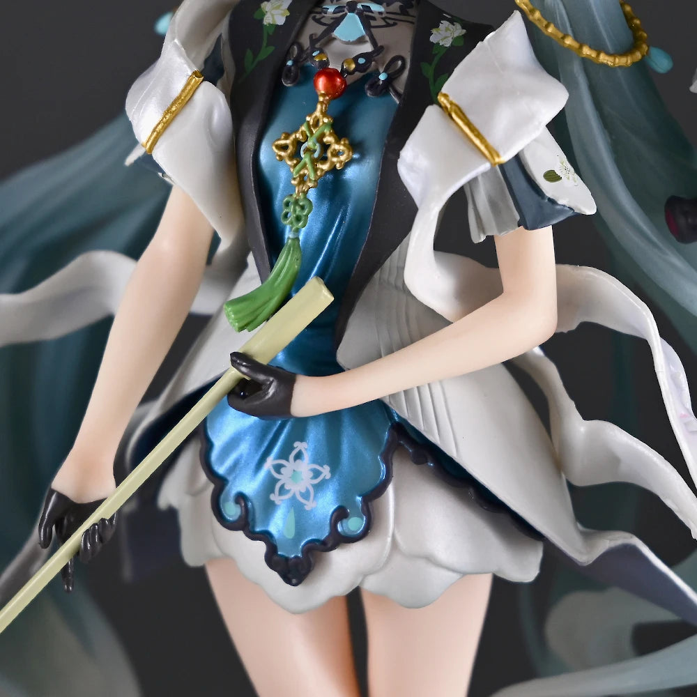 Hatsune Miku Panda Chinese Style Anime Figure Collectible Pretty Girl Desktop Decor Ornament Gift For Anime Fan Model Trendy Toy