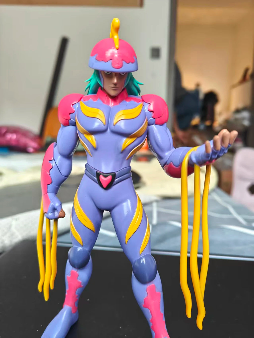 Saint Seiya Ghost Saints Team Geist/Sea Serpent/Dolphin/Jellyfish Resin Statue GK Figure Collectible Model