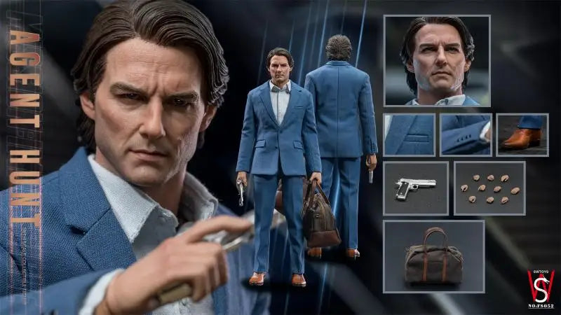 SWTOYS FS052 1/6 Scale Collectibles Figure Tom Cruise Mysterious Agent Full Set 12Inch Men Soldier Action Figure Models Toy