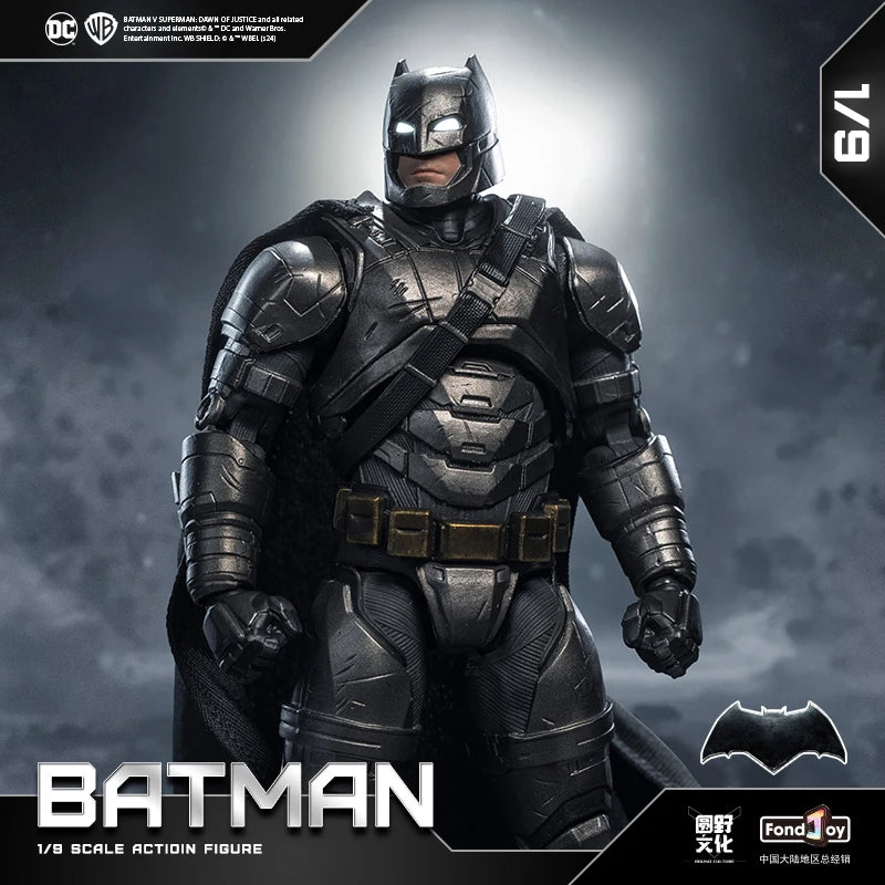 FondJoy Batman Figure Set, Metal Accessories for Enhanced Texture, Poseable Classic Battle Stances, Multiple Armor Versions
