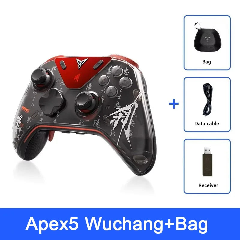 Flydigi Apex 5 Wuchang Version Wireless Force Feedback Gaming Controller with Tri-Mode Switch for PC Switch iOS Android TV