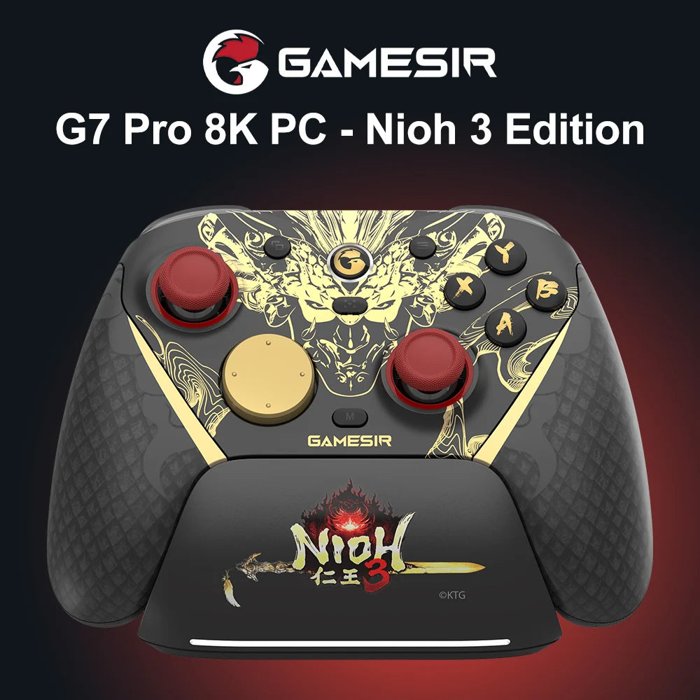 GameSir G7 Pro 8k PC Aimlabs Edition Wireless Controller for FPS Esport Gaming with Motion Control Hall Trigger TMR Strick Gen-2