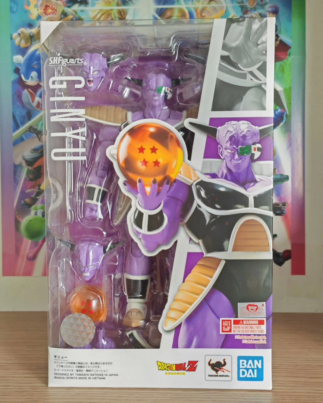 In Stock 100% Original Bandai Shf Sh Figuarts Dragon Ball Ginyu Action Figures Anime Model Toys Figura Pvc Collect Gifts