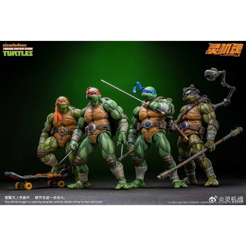 Brand New Authentic Spirit Machine Soul Original Ninja Turtle Series Raphael Anime Finished Product Movable Model Figurine Toy