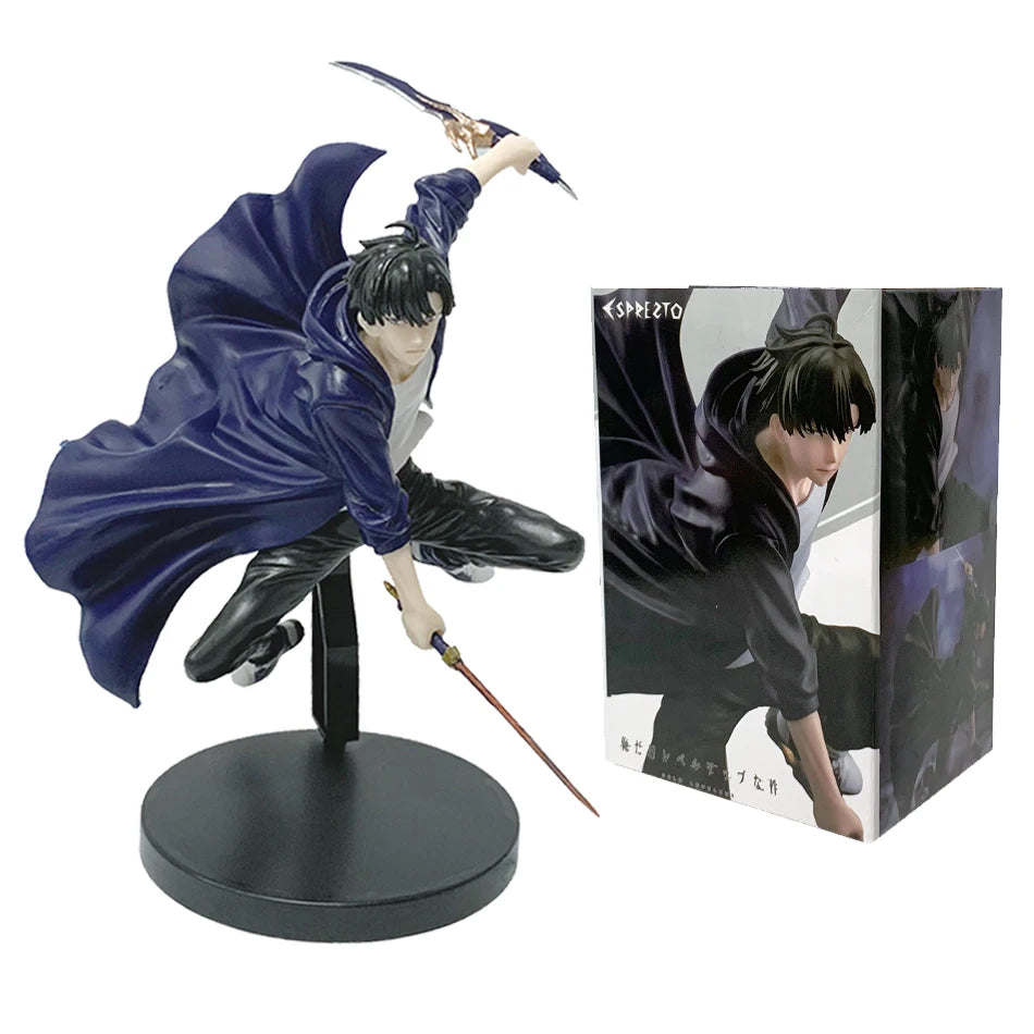 In Stock Solo Leveling (Anime Version) Figure Sung Jinwoo Action Figure 21cm PVC Collect Model Figure Display Anime Merchandise
