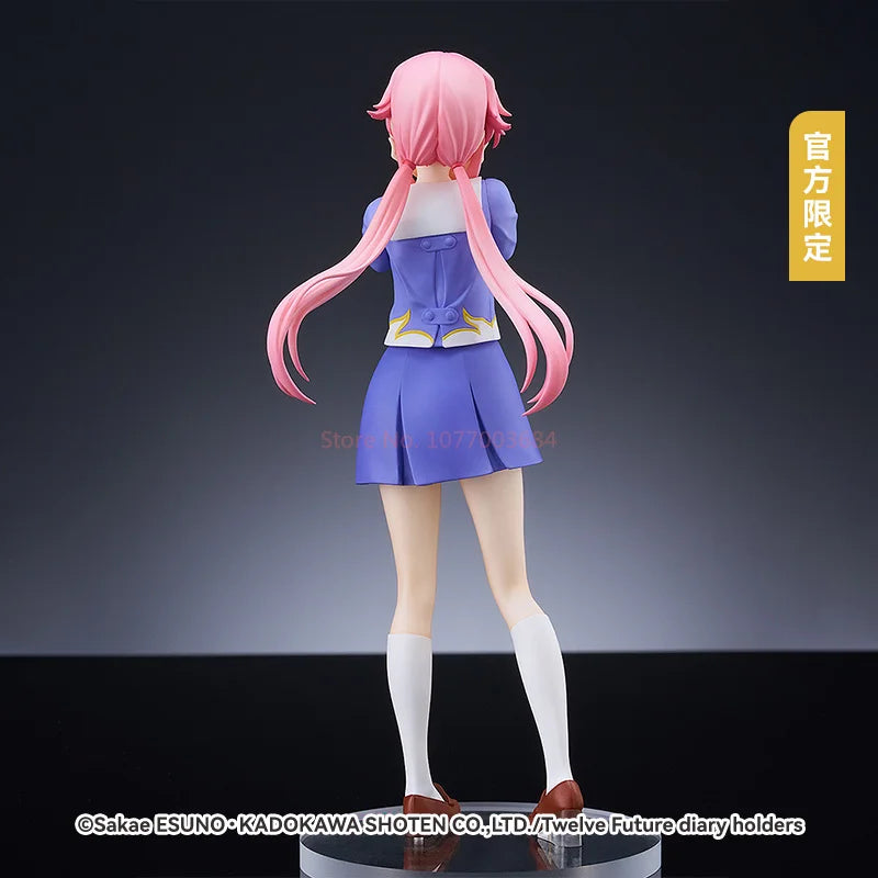 [In Stock] Original Instock 17cm Mirai Nikki Gasai Yuno Anime Action Figure Ordinary Version Special Version Model Desktop Toy