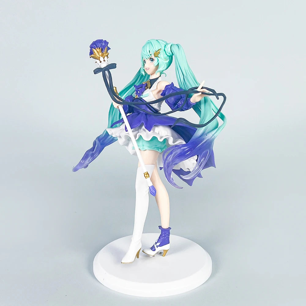 Explosions Anime Hatsune Miku 22CM Doll Bauhinia Series PVC Model Collection Desktop Ornaments Children's Adult Toy Gifts