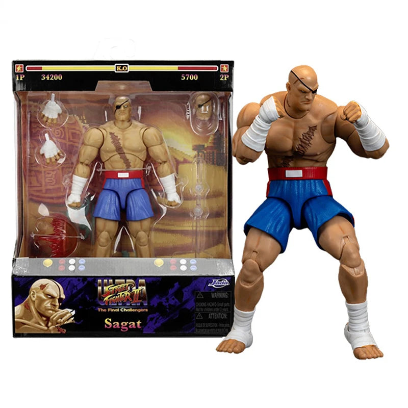 JADA Toys Action Figure Street Fighter Deluxe Vega Sagat Blanka Collector Figure