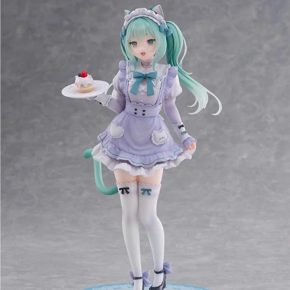 Genuine Vocaloid Hatsune Miku Cute Action Figure Model Garage Kit Anime Peripheral Desktop Ornament Birthday Gift