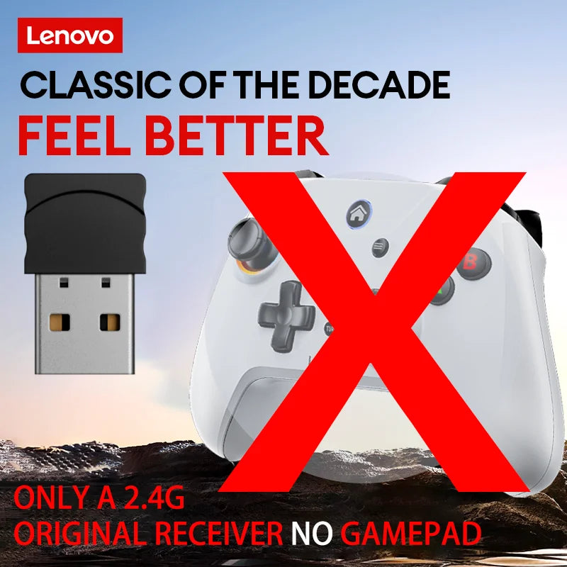 Lenovo S02 Wireless Controller Bluetooth Gamepad Joysticks Six-axis Dual Vibration For Nintendo Switch Android/IOS/PC Gamepad
