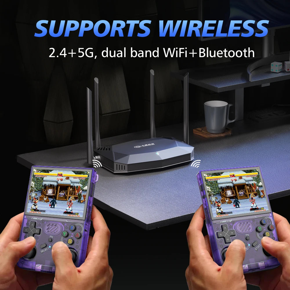 Original new R36XX Hand-held Consoles 3.5-inch IPS 640*480 Screen Retro Game Player bult-in wifi 15000+ Games for boy game