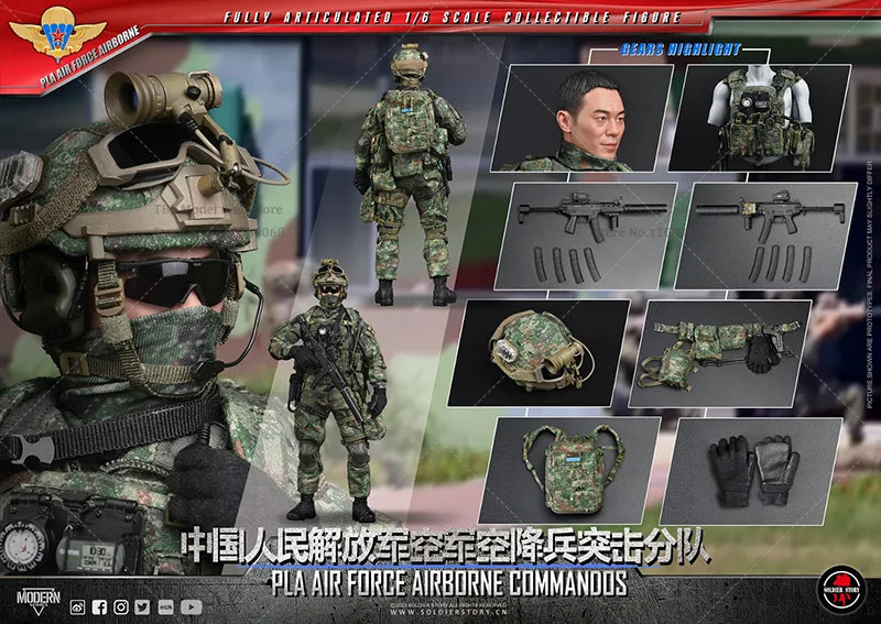 SoldierStory SS133 1/6 Scale Airborne Assault Team Action Figure - 12-Inch Full Set Male Soldier Collectible