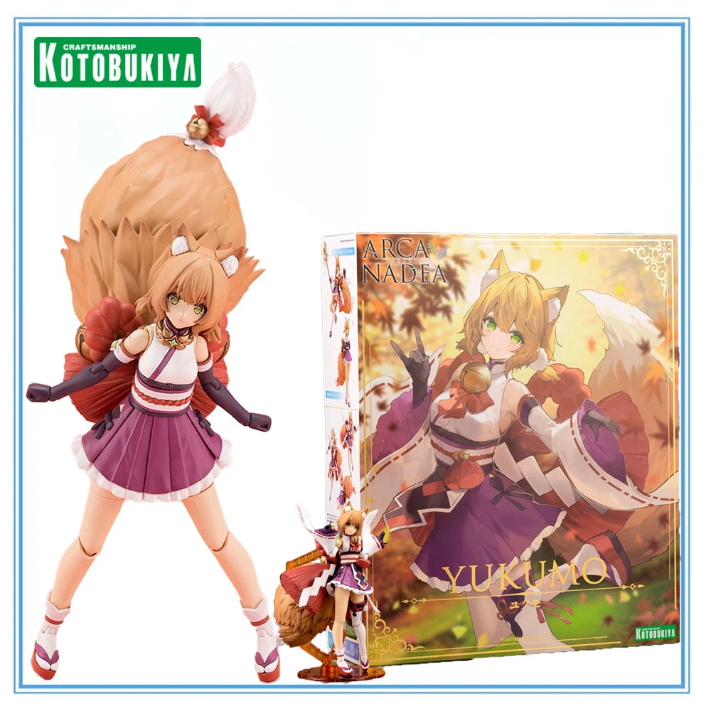 In Stock Original Kotobukiya Model Kits Arcanadea Yukumo Mobile Suit Girl Action Figure Little Fox