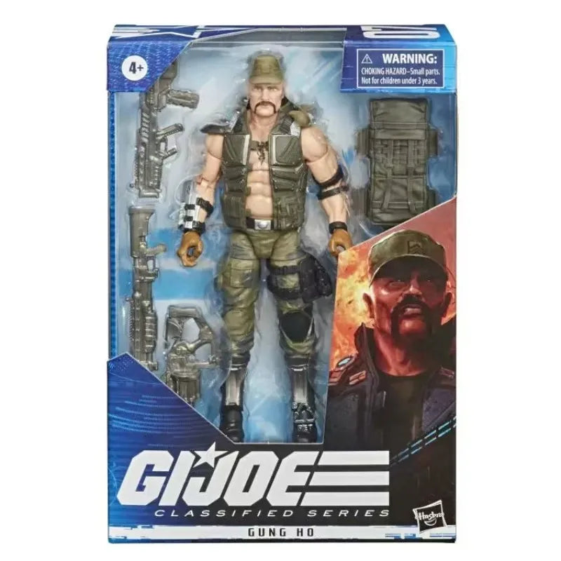 Original Hasbro G.I. Joe Classified Series Gung Ho Anime Figures Toys Models Collection