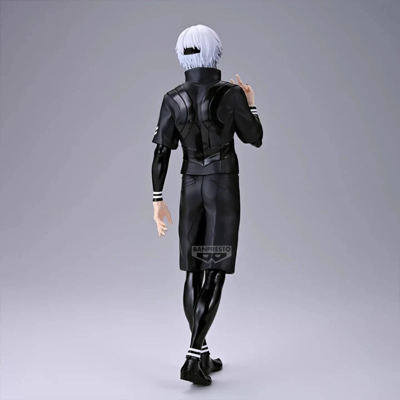 27cm Tokyo Ghoul Grandista Ken Kaneki Action Figure Mask White Hair Model Anime Statue Ornament Collect Toy PC Case Decor Gifts