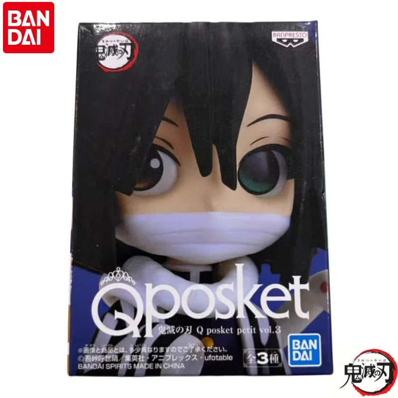 In Stock Original Bandai Banpresto Demon Slayer Iguro Obanai Figurine Model Ornaments Statue Holiday Gifts Anime Merchandise