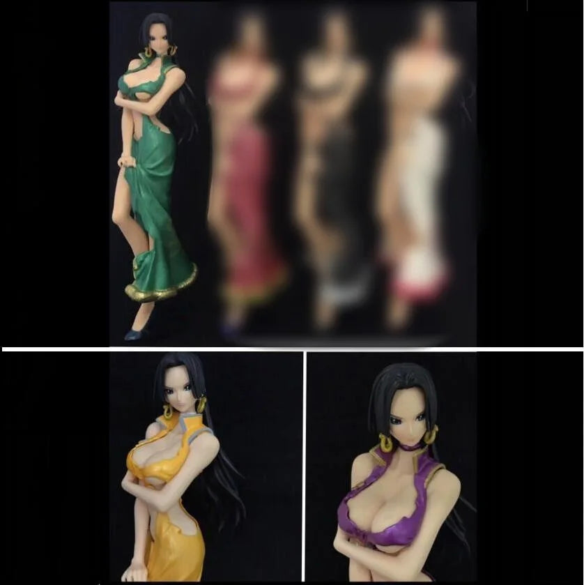 25cm Boa Hancock Action Figure Anime One Piece Figures Chi-Pao Women'S Solid Figures Collection Ornament Gifts Pvc Model Toys
