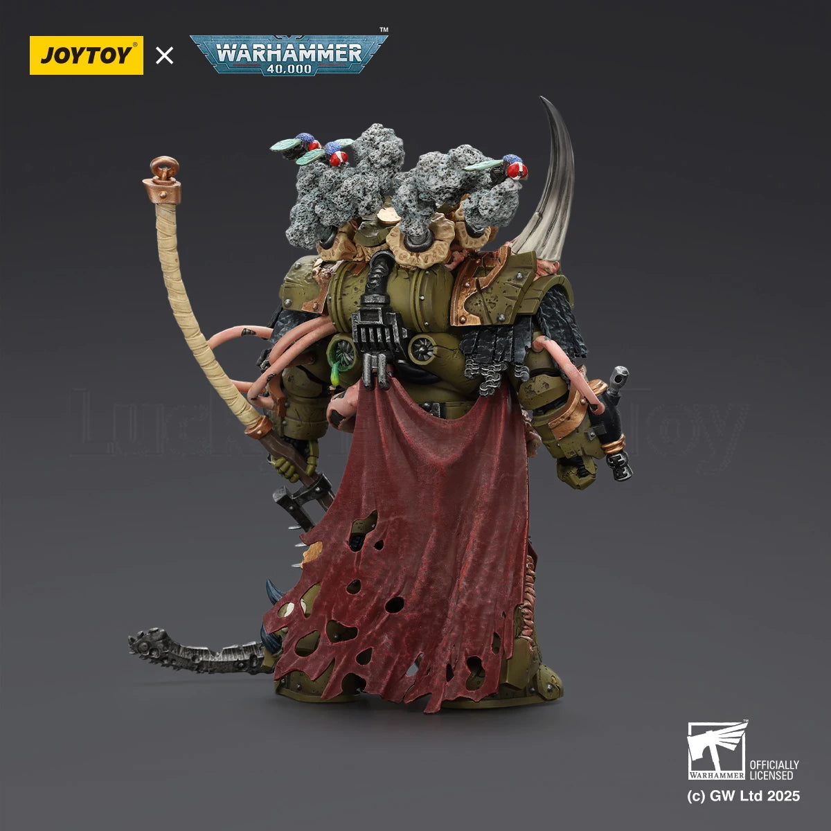 【Pre-sale】JOYTOY Warhammer 40K Death Guard Deathshroud Terminator Champion with Manreaper and Plaguespurter Gauntlets Toy