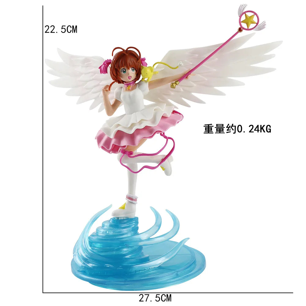 21 см аниме Cardcaptor Sakura фигурка Kinomoto Sakura стояща анимационен модел играчка подарък колекция декоративни орнаменти PVC