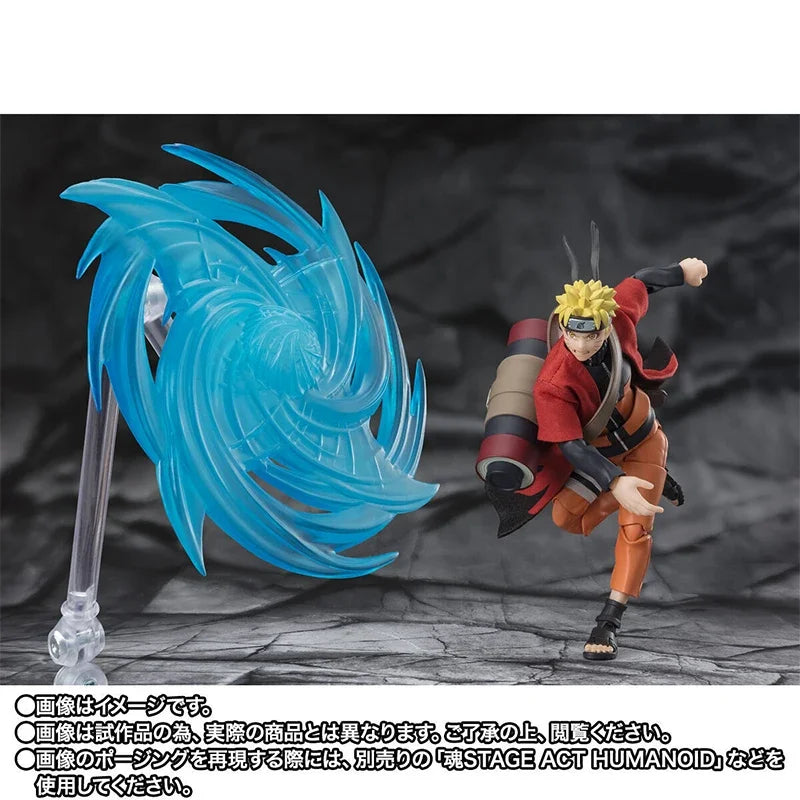 Bandai In Stock Original box S.H.Figuarts SHF NARUTO UZUMAKI SAGE MODE action anime model kit finished toy gifts for kids