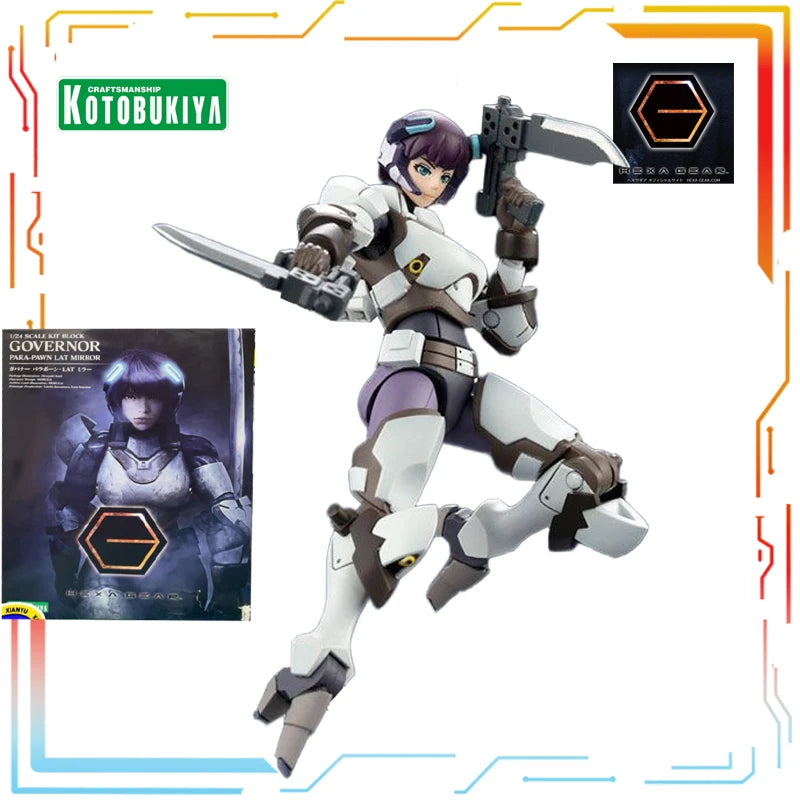 Kotobukiya Original Hexagonal Gear 1/24 Mech Assembly Series Machine Teeth Anime Action Figure Model Toys Festival Gift for Boys