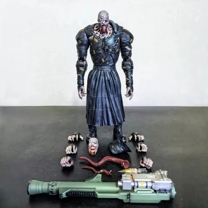 1/12 Patriot Resident Evl Nemesis-T Type Big Boss Action Figure Biohazard Original Game Collection Pvc Movable Model Toys Gift