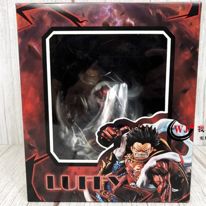 One Piece Monkey D. Luffy Gear 4 17cm Anime-Figur Modell GK Actionfigur PVC Statue Sammlerstück Figma