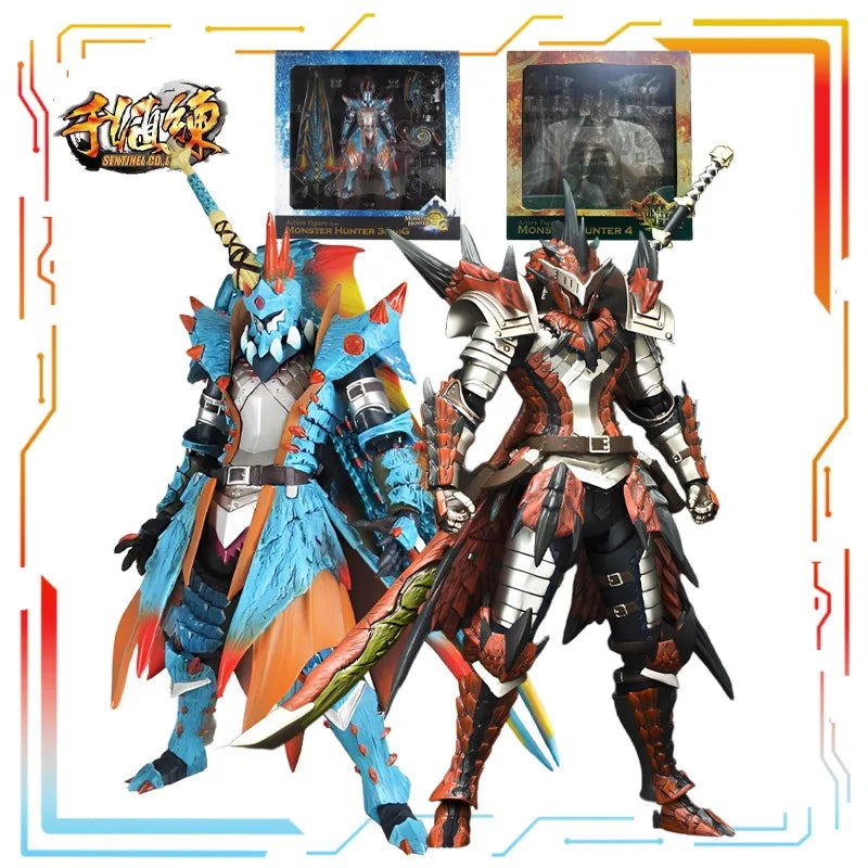 Thousand Value Practice Original Finished Movable Doll Series Monster Hunter Anime Action Figure Model Toys Model Gifts for Boys