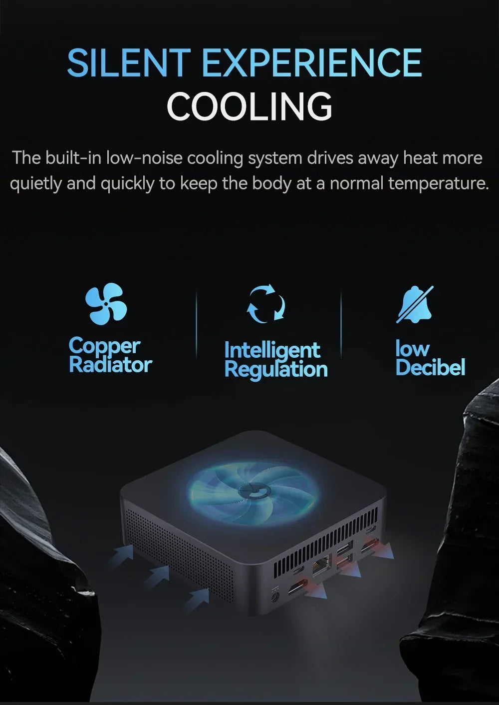Gaming MINI PC Windows 11 Pro Intel Core i9 8950HK 16GB DDR4 2TB SSD Computer Wifi 6 UHD Grafik 1000Mbps Tragbarer Desktop-PC 