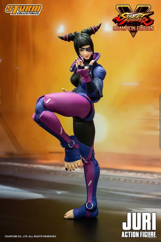 【MT】In Stock Original Storm Collectibles Street Fighter JURI Han 1/12 Action Figure Model Toy Gifts