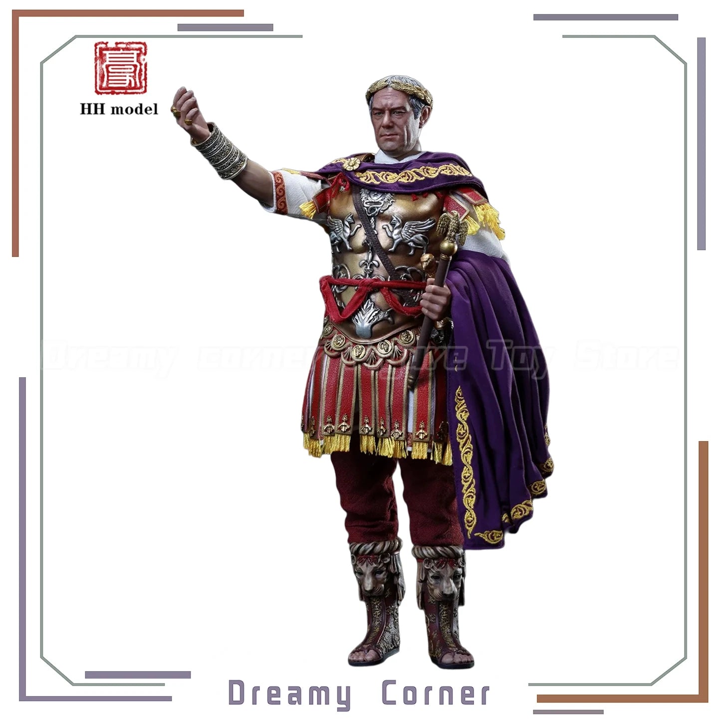 【In Stock】HHMODEL HAOYUTOYS HH18022 Imperial Legion Julius Caesar Deluxe Ver 1/6 Action Figure Toy Model Collection Ornament