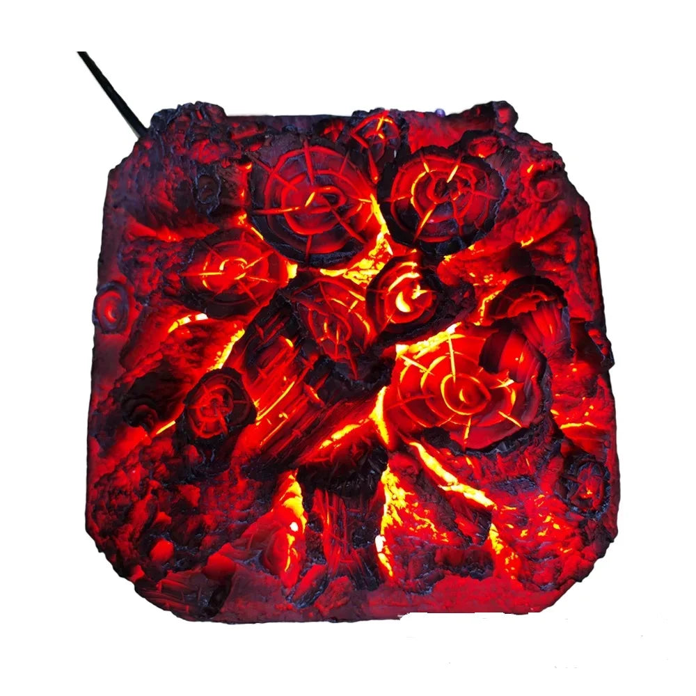Electric Fireplace Simulation Charcoal Decoration Charcoal Flame Lamp Bonfire Shooting Props Museum Exhibition Hall Decorations