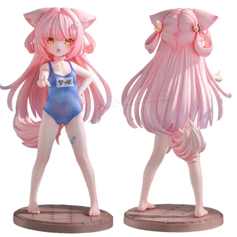 Original Character Mengying Anime Girl Figure Dream Sakura Changing Cloth Time Action Figure Collectible Model Doll Toys Gifts